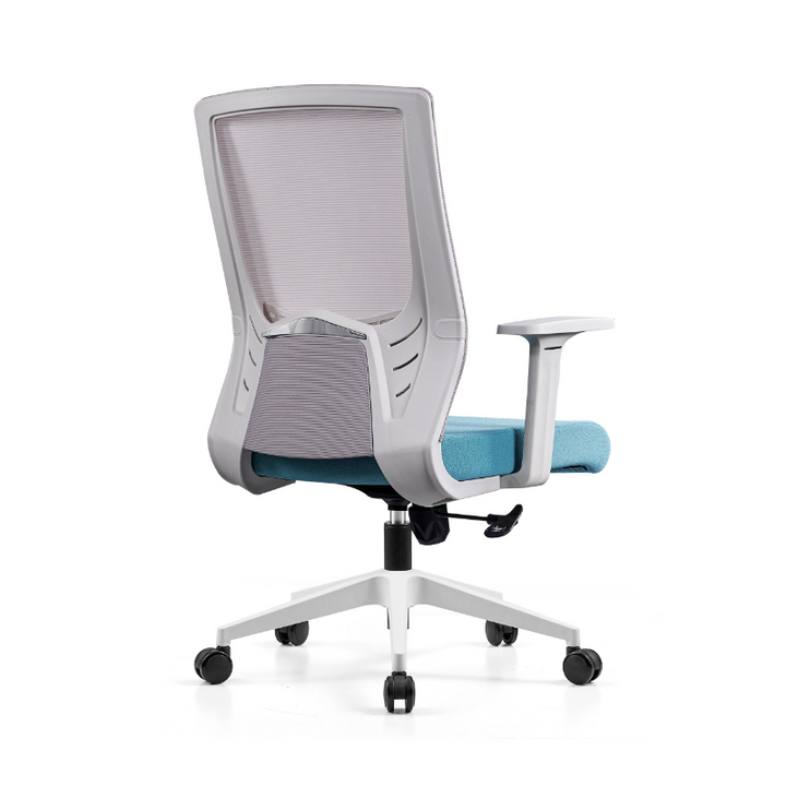 Modern Minimalist Mid-Back Desk Chair: Nordic-Style Ergonomic Office Chair For Home Office