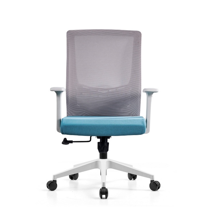 Modern Minimalist Mid-Back Desk Chair: Nordic-Style Ergonomic Office Chair For Home Office