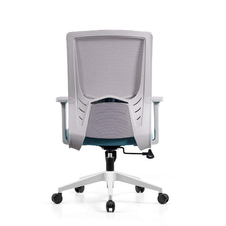 Modern Minimalist Mid-Back Desk Chair: Nordic-Style Ergonomic Office Chair For Home Office