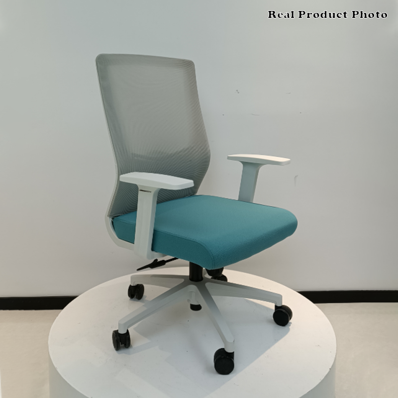 Modern Minimalist Mid-Back Desk Chair: Nordic-Style Ergonomic Office Chair For Home Office