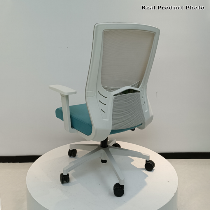 Modern Minimalist Mid-Back Desk Chair: Nordic-Style Ergonomic Office Chair For Home Office