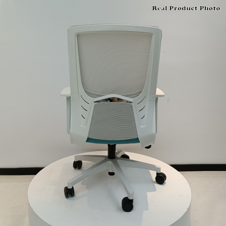 Modern Minimalist Mid-Back Desk Chair: Nordic-Style Ergonomic Office Chair For Home Office