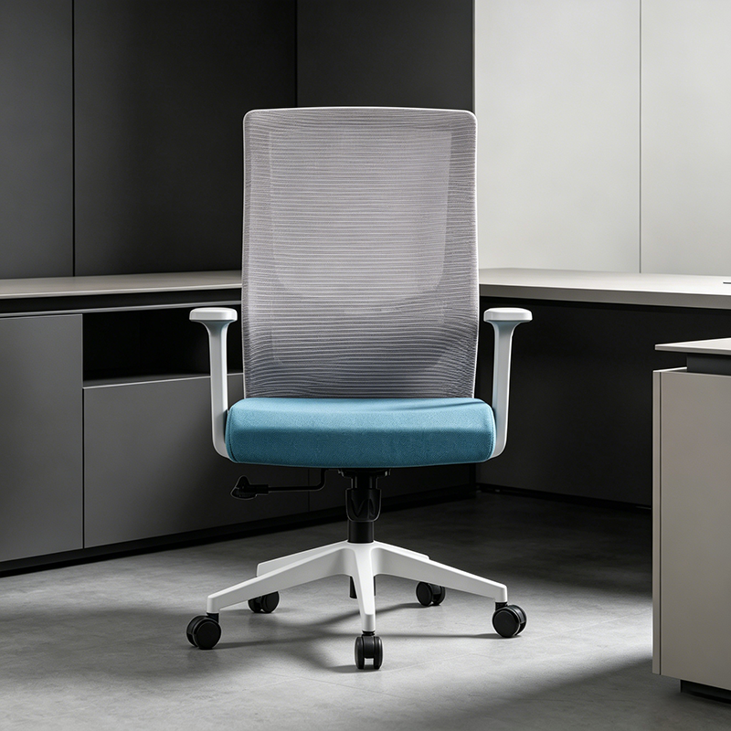 Modern Minimalist Mid-Back Desk Chair: Nordic-Style Ergonomic Office Chair For Home Office