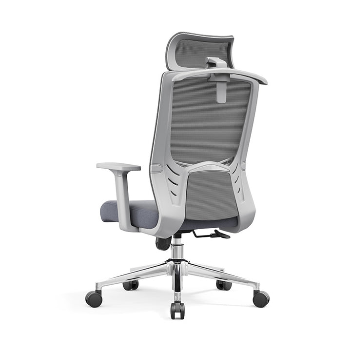 Modern High-Back Ergonomic Desk Chair: Minimalist Height-Adjustable Office Chair For Home Office