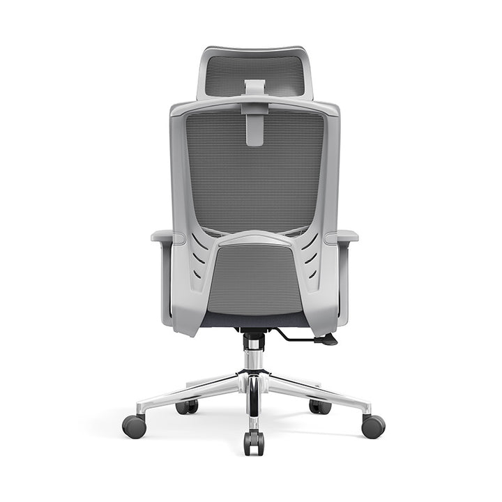Modern High-Back Ergonomic Desk Chair: Minimalist Height-Adjustable Office Chair For Home Office