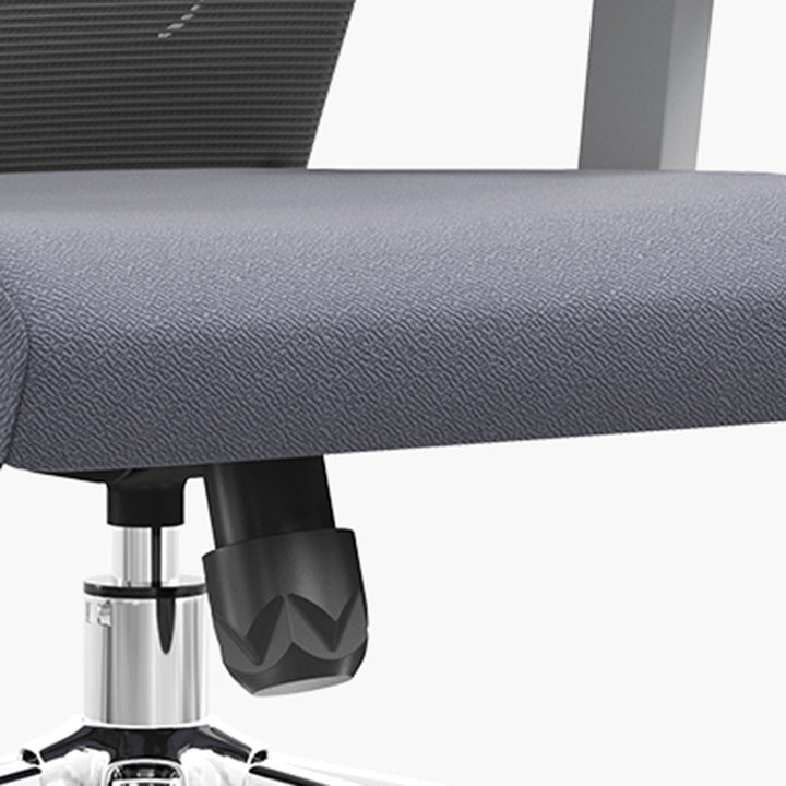 Modern High-Back Ergonomic Desk Chair: Minimalist Height-Adjustable Office Chair For Home Office