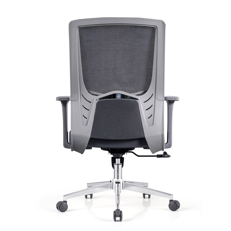 Modern Minimalist Mid-Back Ergonomic Desk Chair: Silent-Rolling Height-Adjustable Office Chair For Home Office