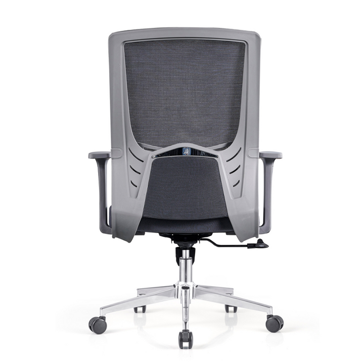 Modern Minimalist Mid-Back Ergonomic Desk Chair: Silent-Rolling Height-Adjustable Office Chair For Home Office