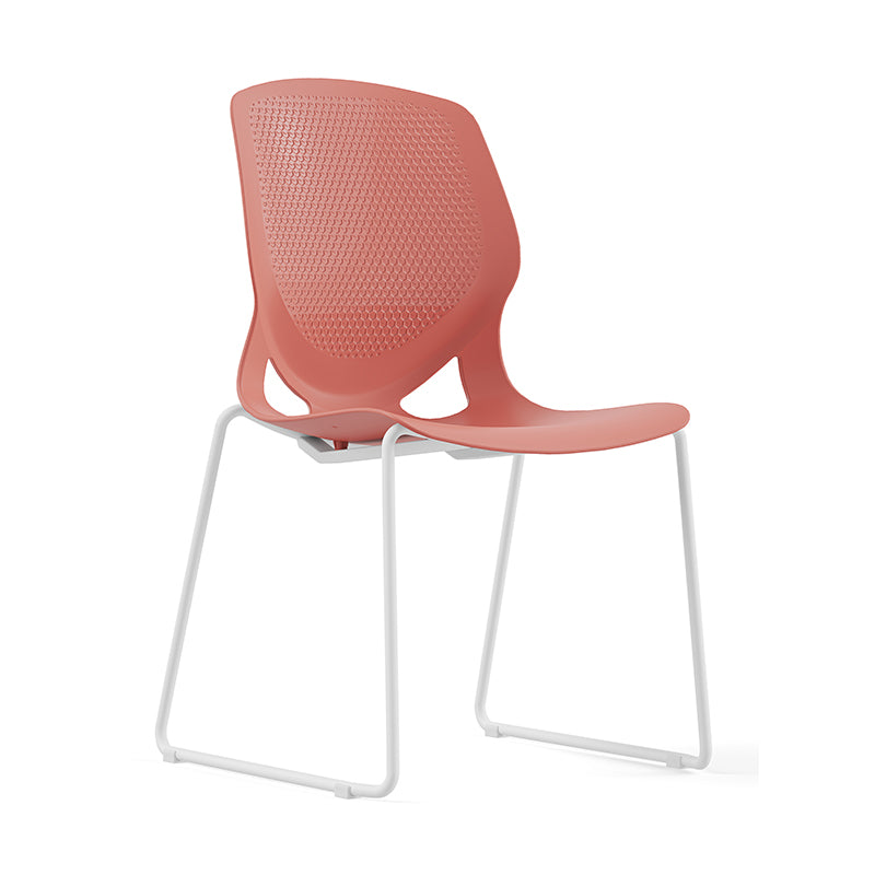 Modern Minimalist Backrest Office Chair: One-Piece PP Construction - Multi-Color Training Chair For Home Office