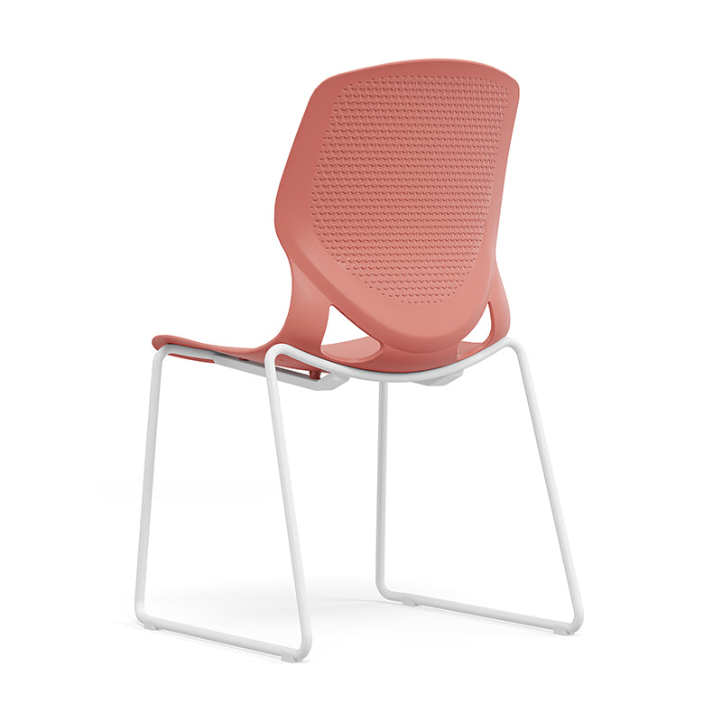 Modern Minimalist Backrest Office Chair: One-Piece PP Construction - Multi-Color Training Chair For Home Office
