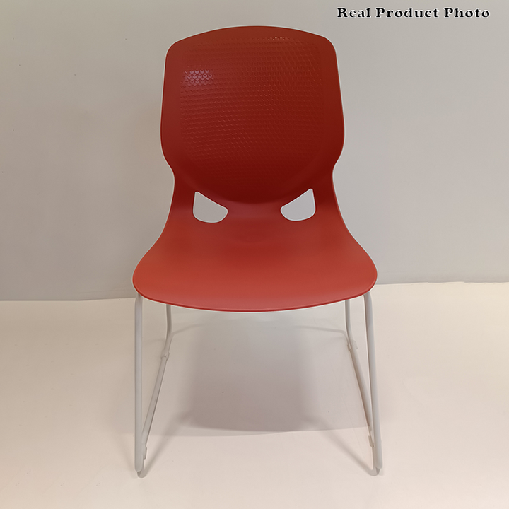 Modern Minimalist Backrest Office Chair: One-Piece PP Construction - Multi-Color Training Chair For Home Office