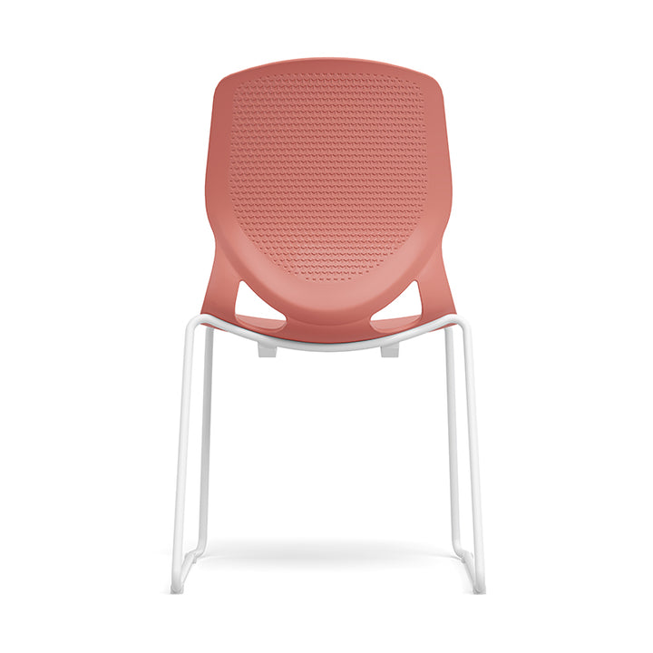 Modern Minimalist Backrest Office Chair: One-Piece PP Construction - Multi-Color Training Chair For Home Office