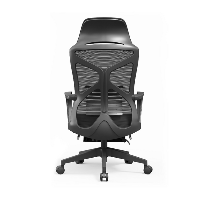 Modern Minimalist Ergonomic Office Chair: Lumbar Support Design - Height-Adjustable High-Back Desk Chair For Home Office