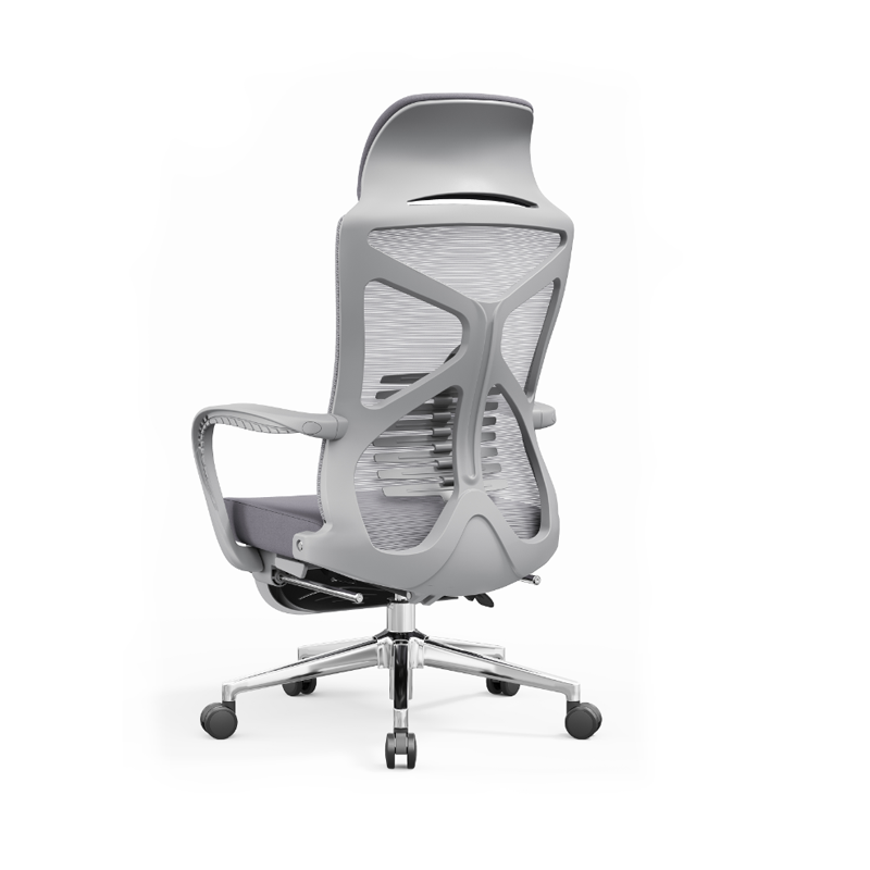 Modern Minimalist High-Back Desk Chair: Breathable Mesh Fabric - Lumbar Support Ergonomic Office Chair For Home Office