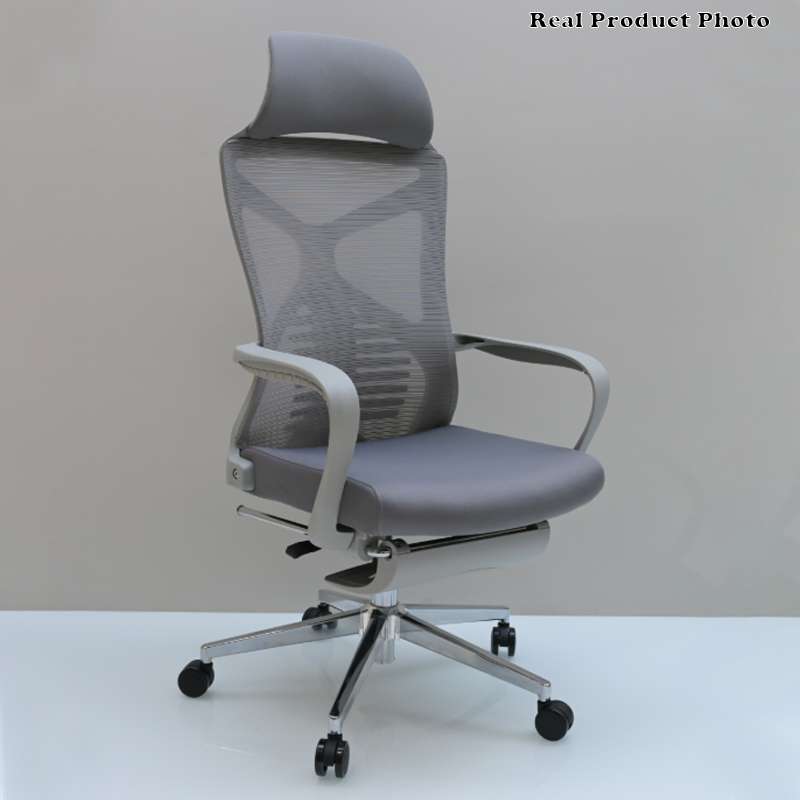 Modern Minimalist High-Back Desk Chair: Breathable Mesh Fabric - Lumbar Support Ergonomic Office Chair For Home Office