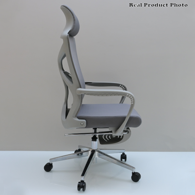 Modern Minimalist High-Back Desk Chair: Breathable Mesh Fabric - Lumbar Support Ergonomic Office Chair For Home Office