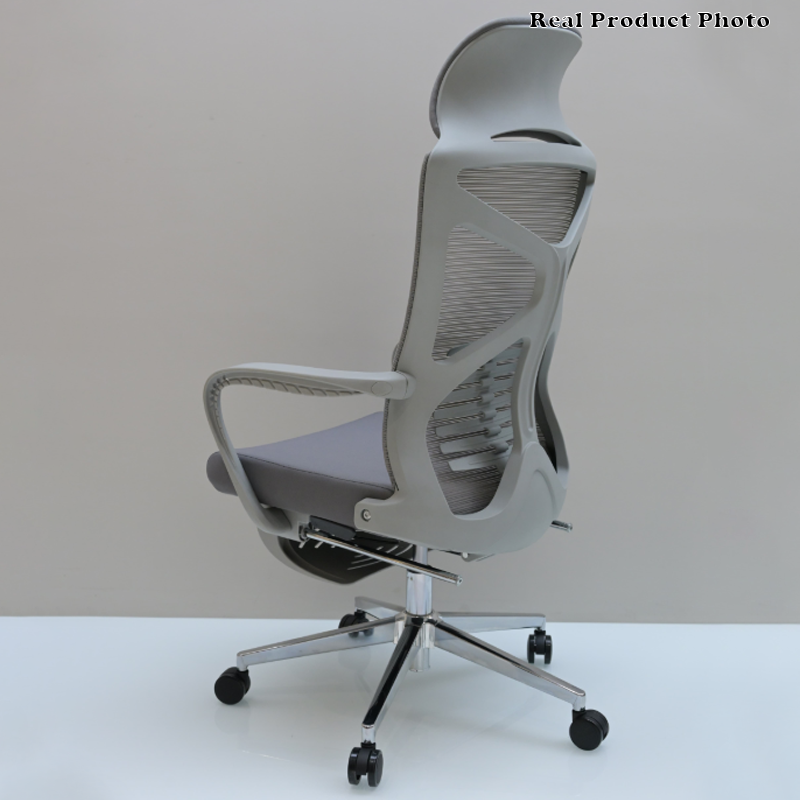 Modern Minimalist High-Back Desk Chair: Breathable Mesh Fabric - Lumbar Support Ergonomic Office Chair For Home Office