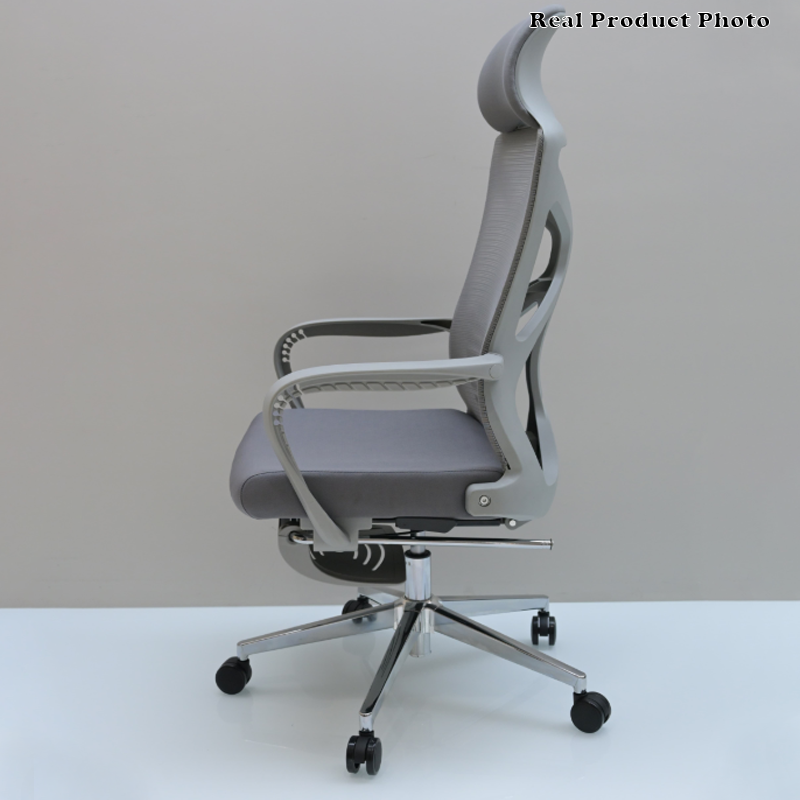 Modern Minimalist High-Back Desk Chair: Breathable Mesh Fabric - Lumbar Support Ergonomic Office Chair For Home Office