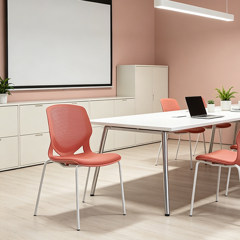 Contemporary Scandinavian Back Chair: INS-Style Macaron Desk Chair For Home Office