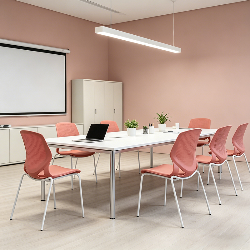 Contemporary Scandinavian Back Chair: INS-Style Macaron Desk Chair For Home Office