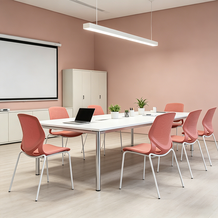 Contemporary Scandinavian Back Chair: INS-Style Macaron Desk Chair For Home Office