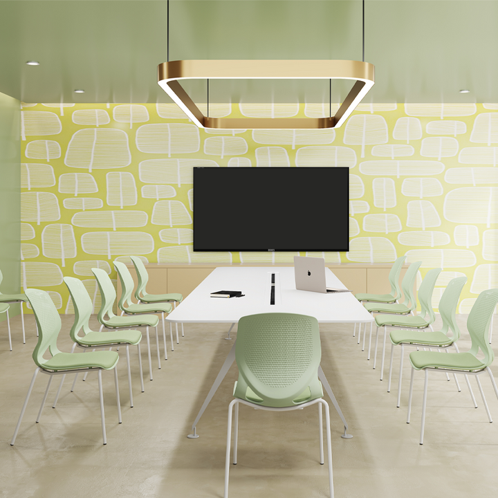 Contemporary Scandinavian Back Chair: INS-Style Macaron Desk Chair For Home Office