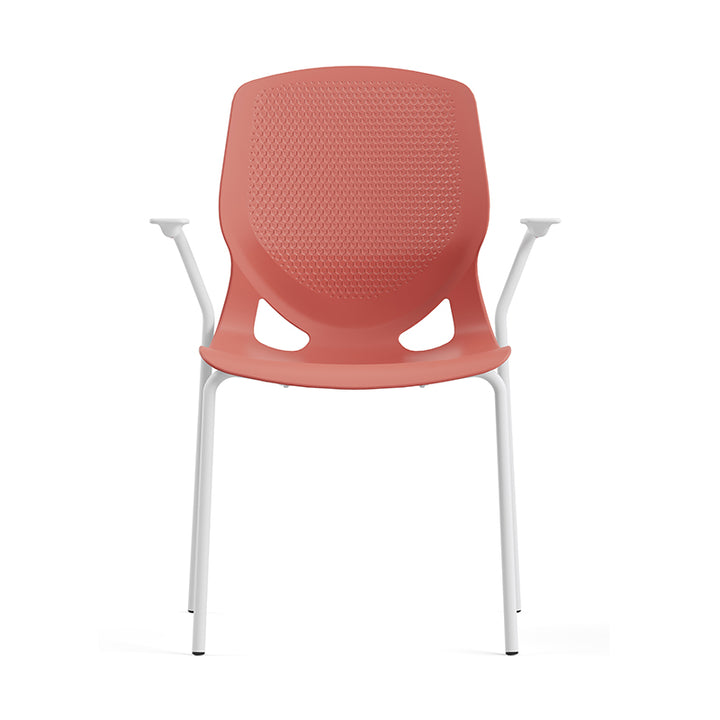 Scandinavian Colorful Desk Chair: Contemporary Ergonomic Back Chair For Home Office