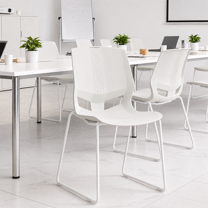 INS-Style Macaron Desk Chair: Scandinavian Training Chair - Minimalist Back Chair For Home Office