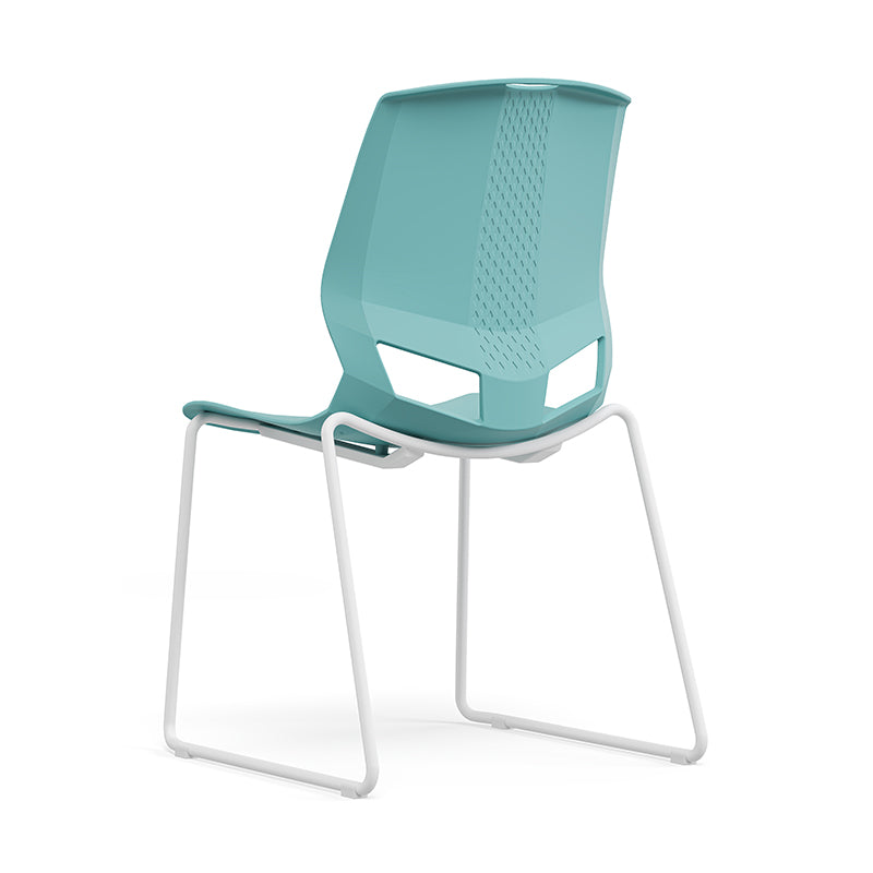 INS-Style Macaron Desk Chair: Scandinavian Training Chair - Minimalist Back Chair For Home Office