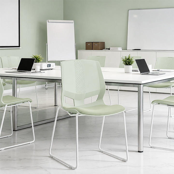 Scandinavian Minimalist Desk Chair: Ergonomic Training Chair - INS-Style Back Chair For Home Office
