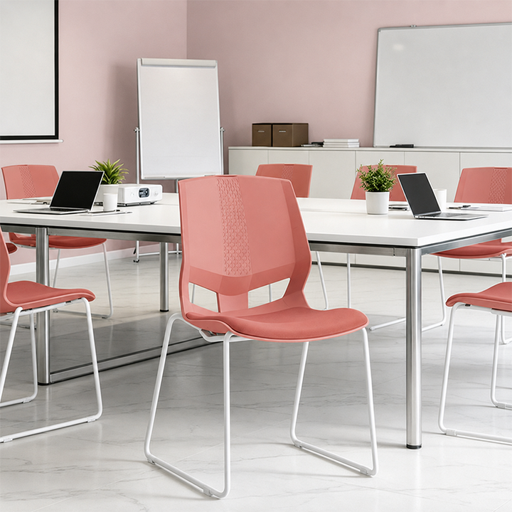 Scandinavian Minimalist Desk Chair: Ergonomic Training Chair - INS-Style Back Chair For Home Office