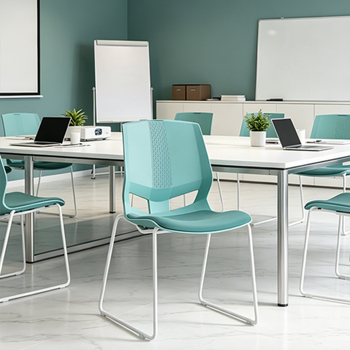 Scandinavian Minimalist Desk Chair: Ergonomic Training Chair - INS-Style Back Chair For Home Office