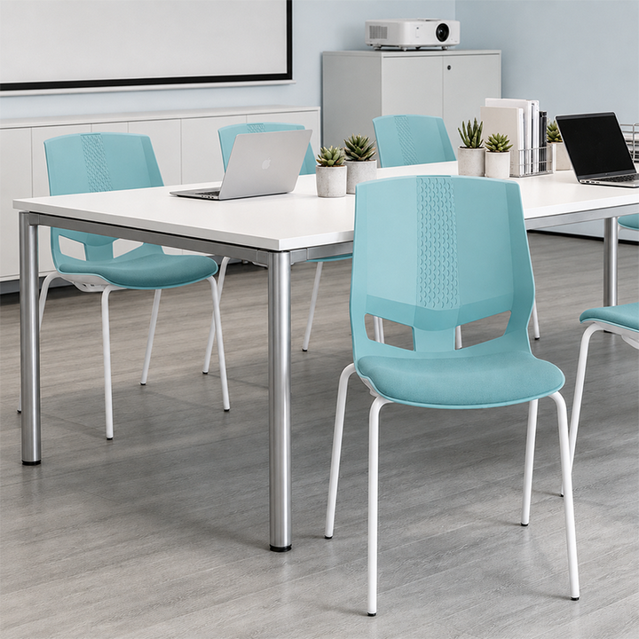Macaron-Colored Contemporary Scandinavian Desk Chair: Ergonomic Back Chair For Home Office