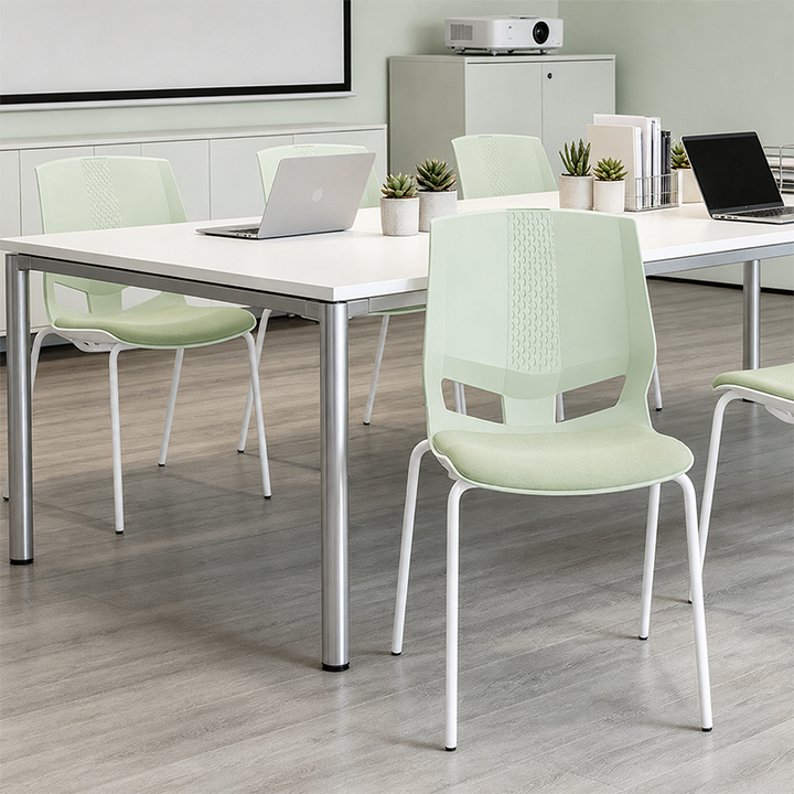 Macaron-Colored Contemporary Scandinavian Desk Chair: Ergonomic Back Chair For Home Office