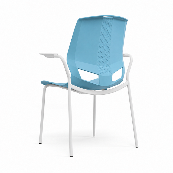 Contemporary Scandinavian Ergonomic Chair: INS-Style One-Piece Molded PP Desk Chair For Home Office