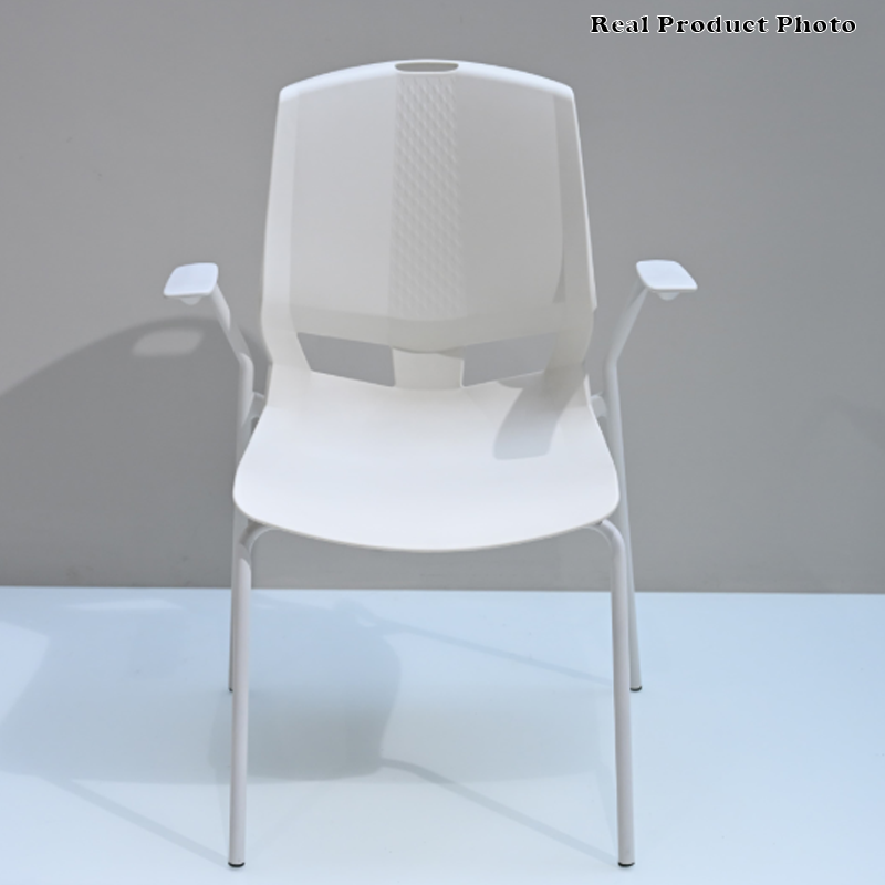 Contemporary Scandinavian Ergonomic Chair: INS-Style One-Piece Molded PP Desk Chair For Home Office