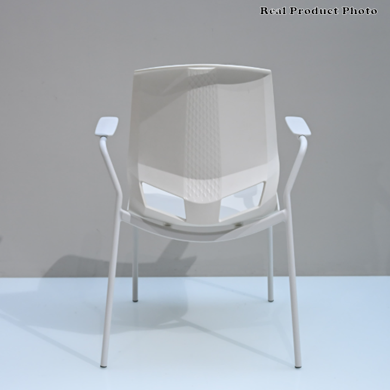 Contemporary Scandinavian Ergonomic Chair: INS-Style One-Piece Molded PP Desk Chair For Home Office