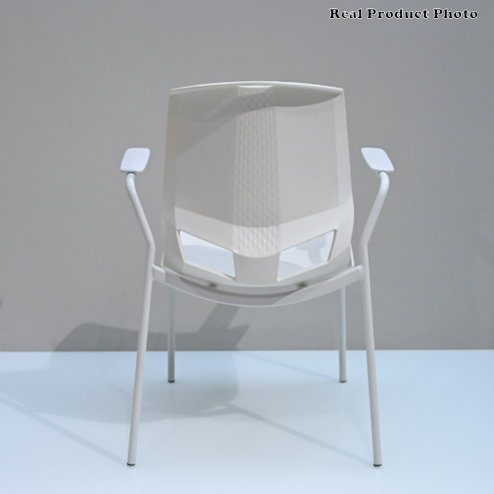 Contemporary Scandinavian Ergonomic Chair: INS-Style One-Piece Molded PP Desk Chair For Home Office