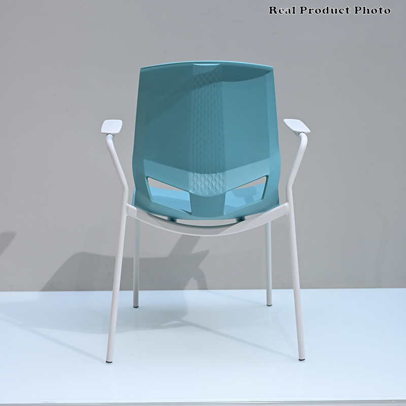 Contemporary Scandinavian Ergonomic Chair: INS-Style One-Piece Molded PP Desk Chair For Home Office