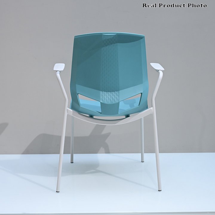 Contemporary Scandinavian Ergonomic Chair: INS-Style One-Piece Molded PP Desk Chair For Home Office