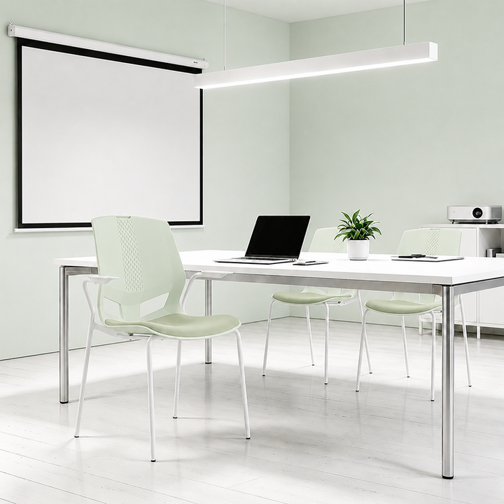 Contemporary Scandinavian INS-Style Training Chair: Minimalist Ergonomic Backrest Desk Chair For Home Office