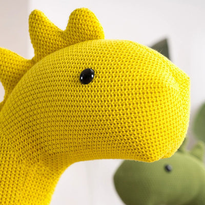 Modern Minimalist Giraffe-Shaped Knitted Cotton Sponge Kid Accent Chair For Living Room