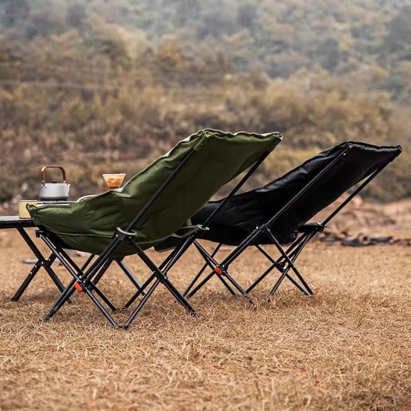 Modern Minimalist Curved Oxford Cloth Iron Cotton Outdoor Chair Backrest For Garden