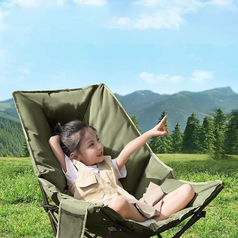 Modern Minimalist Curved Oxford Cloth Iron Cotton Outdoor Chair Backrest For Garden