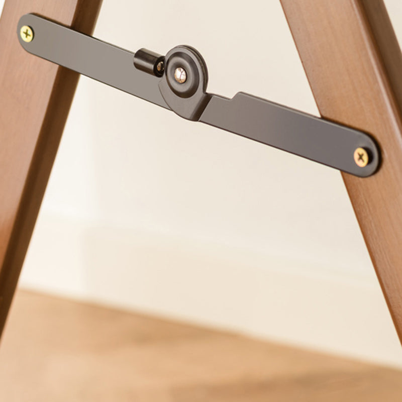 Modern Minimalist A-Shaped Bamboo Step Stool Backrest Foldable For Dining Room