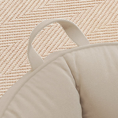 Modern Minimalist Curved Faux Velour High-Density Polyester Accent Chair Backrest Armrest For Living Room