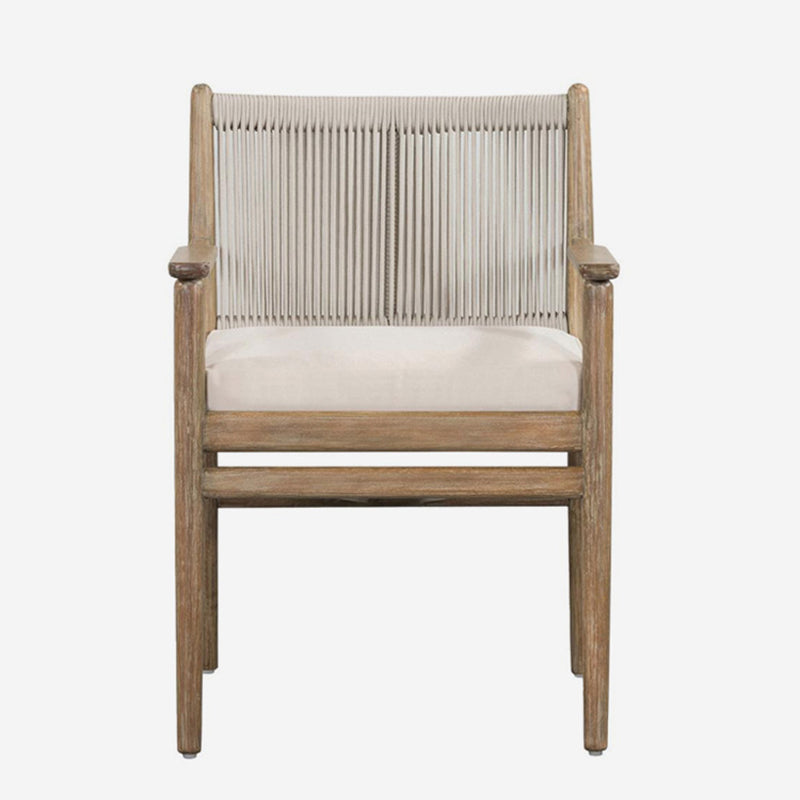 Modern Minimalist Rectangular Cushion Solid Wood Cotton-Linen Sponge Dining Chair Backrest Armrest For Dining Room