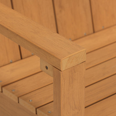 Modern Minimalist Rectangular HIPS Outdoor Bar Stool Backrest Armrest For Garden