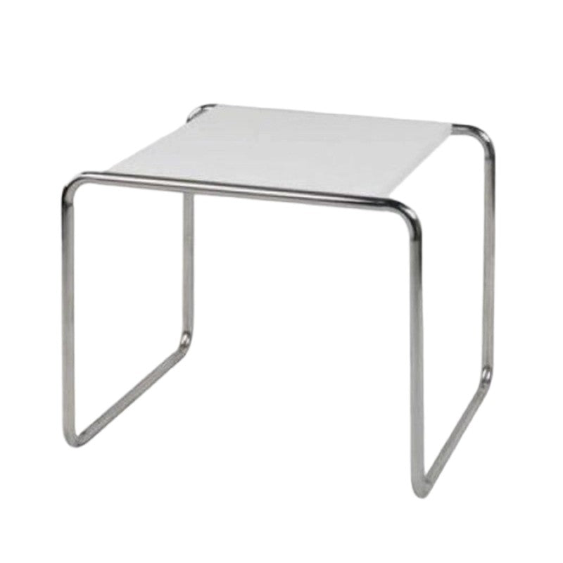 Modern Minimalist Rectangular Stainless Steel Medium Density Fiberboard Coffee Table 2-Leg Sturdy For Living Room