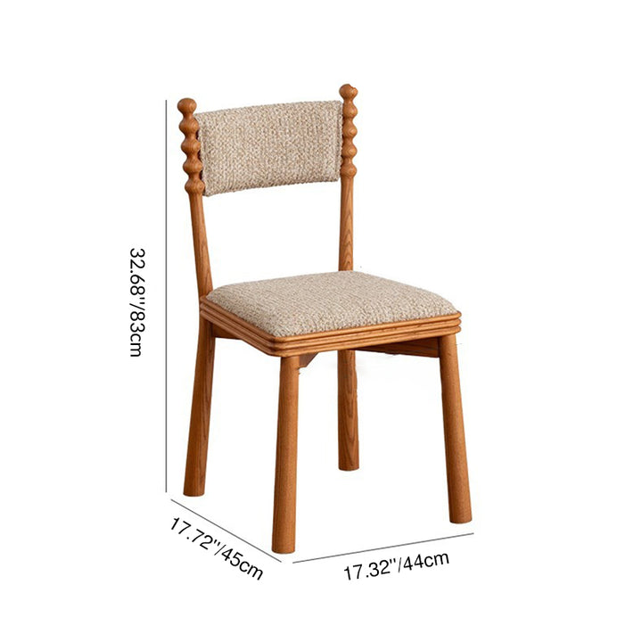 Traditionelles Vintage-Rechteck-Sitzkissen Massivholz Leinen Schwamm Esszimmerstuhl Rückenlehne Langlebig für Esszimmer 